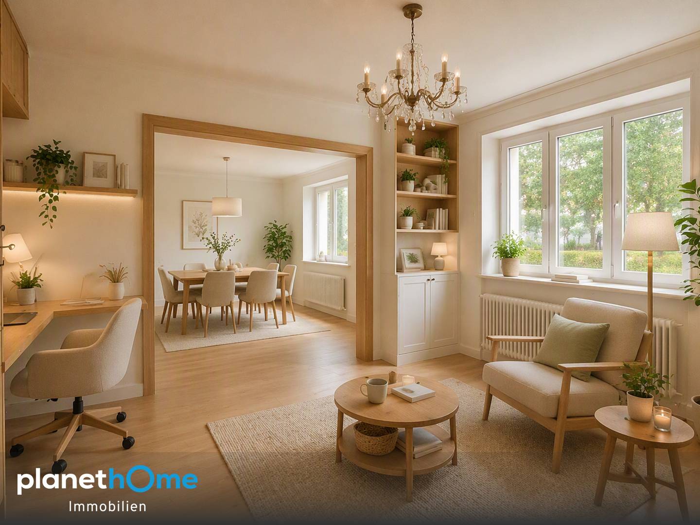 Wohnung frisch saniert Grünblick nahe Schönbrunn