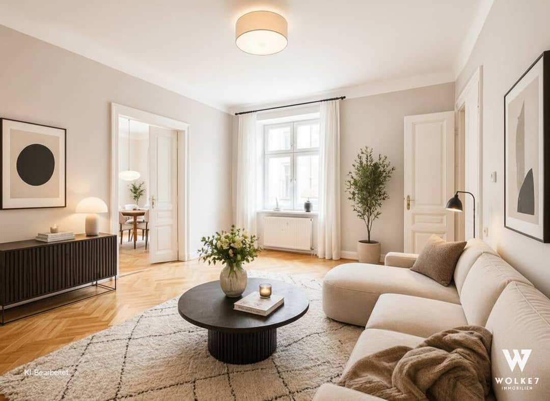 Wohnung Altbau ruhige Hoflage mit separater Küche