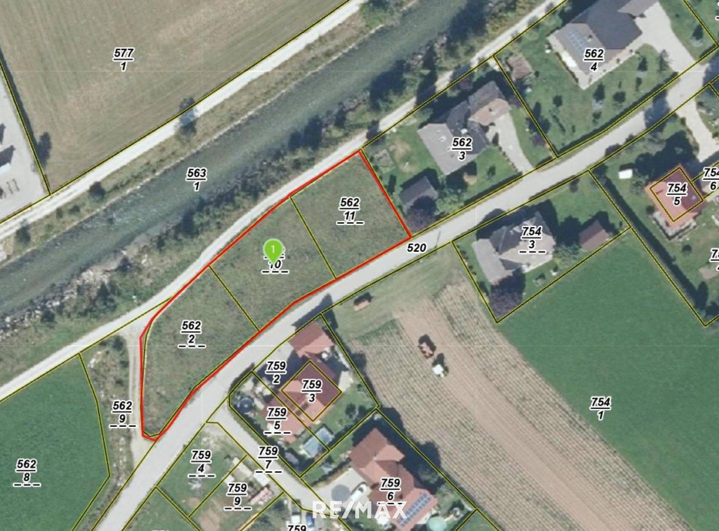 3 sonnige Baugrundstücke an der Muhr, einzeln oder gesamt erwerbbar