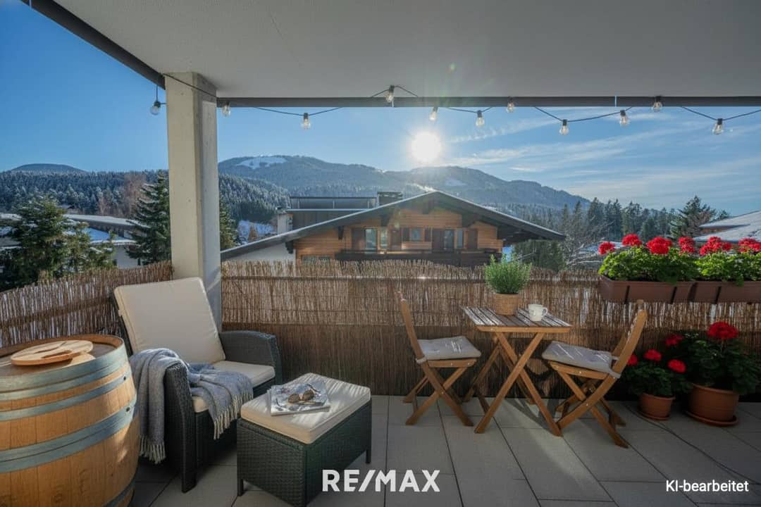 Wohnung Tirol mit zwei Balkonen Südwestlage