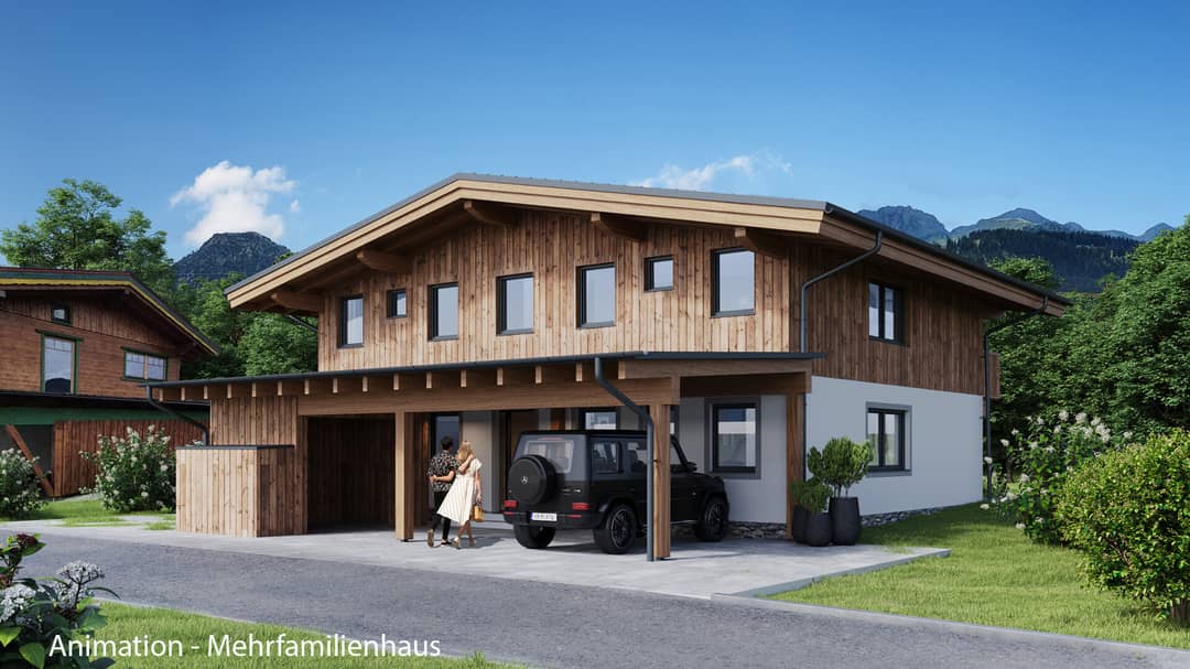 KITZIMMO-Grundstück mit Baugenehmigung kaufen - Immobilien Fieberbrunn.