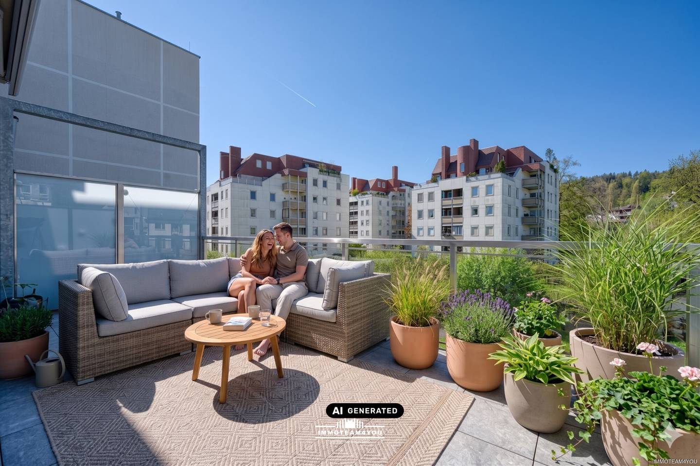 Apartment with terrace and underground parking