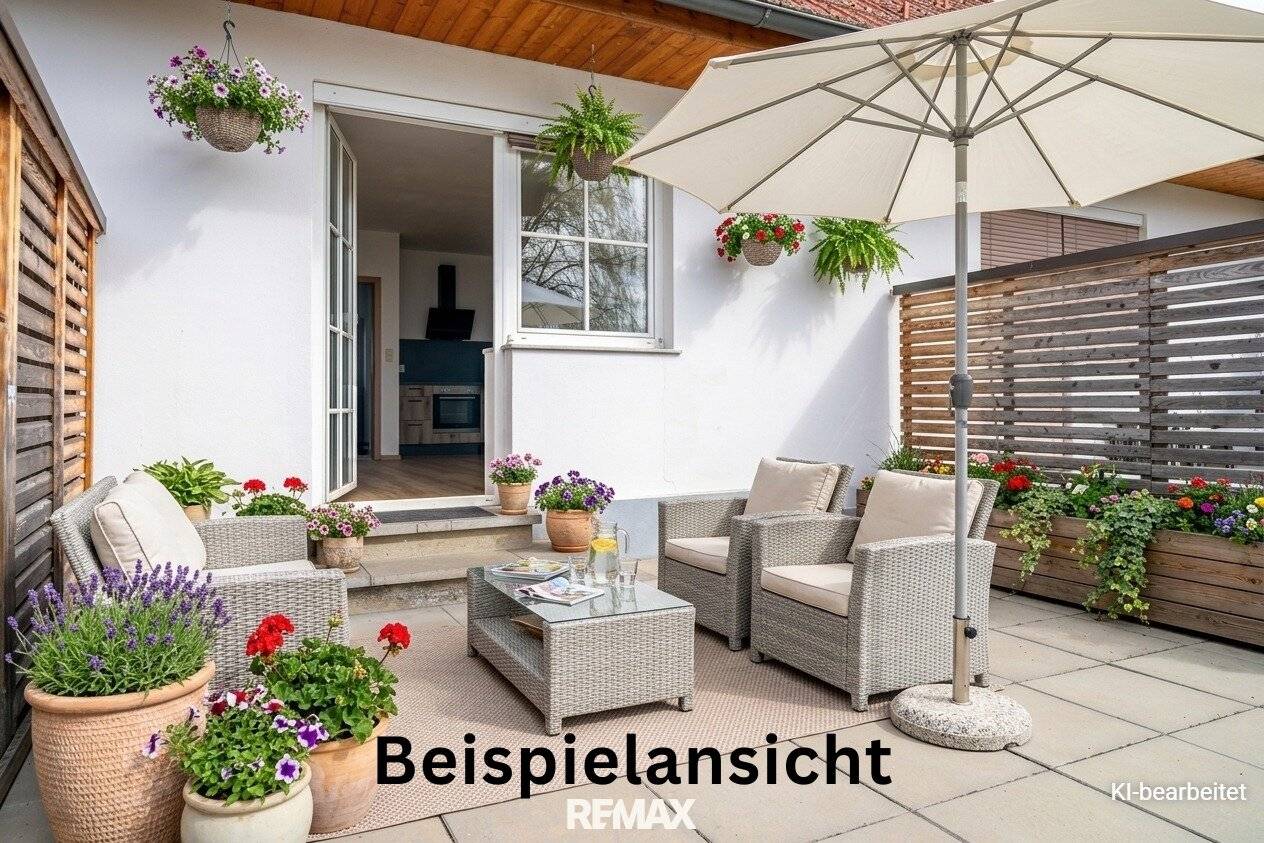 Maisonettewohnung mit Terrasse und Carport