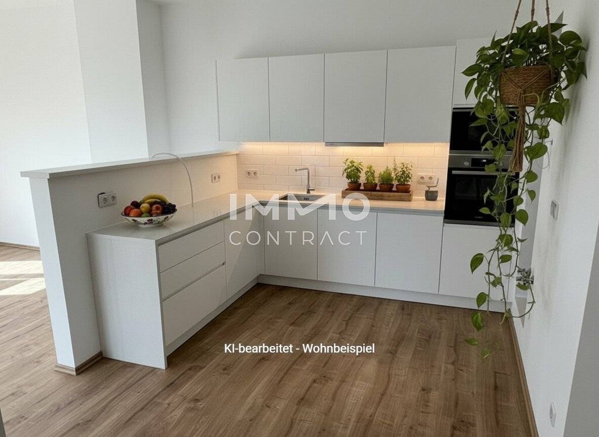 Apartment in a quiet green setting with swimming pond and balcony