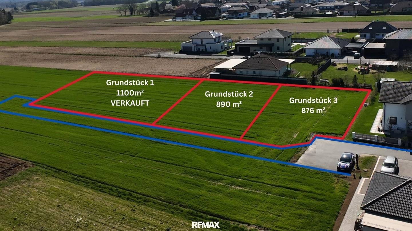 Baugrundstück 876 m² in Gralla