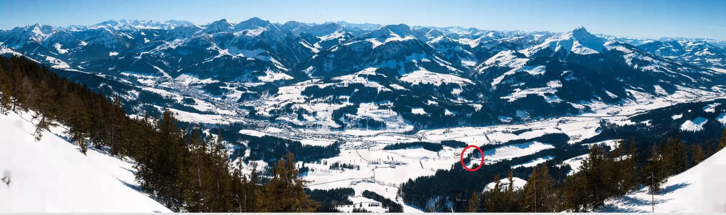 Chalet in Fieberbrunn mit Kaiserblick