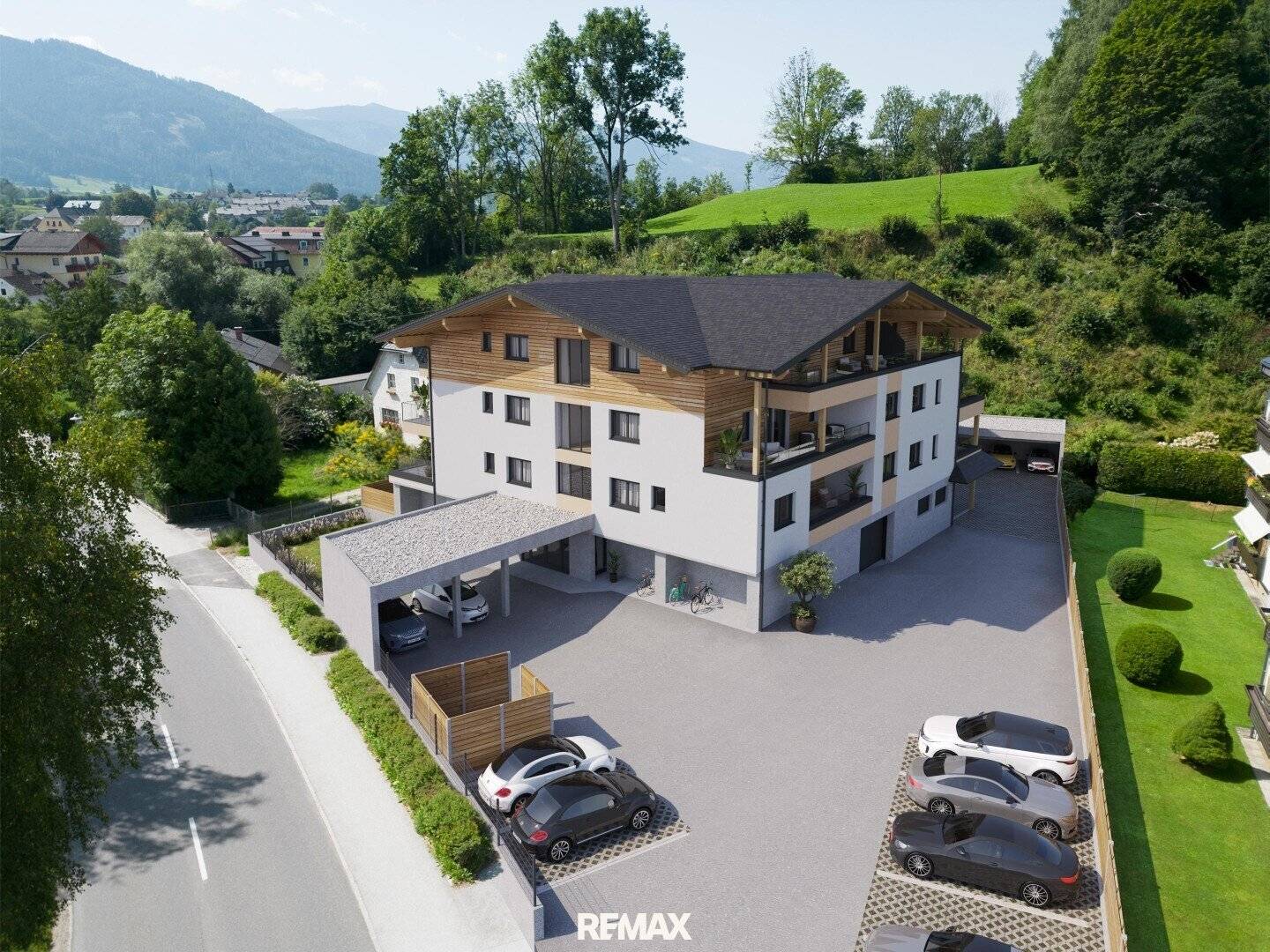 Wohnung Erstbezug Neubau Terrasse Zentrum Aigen im Ennstal