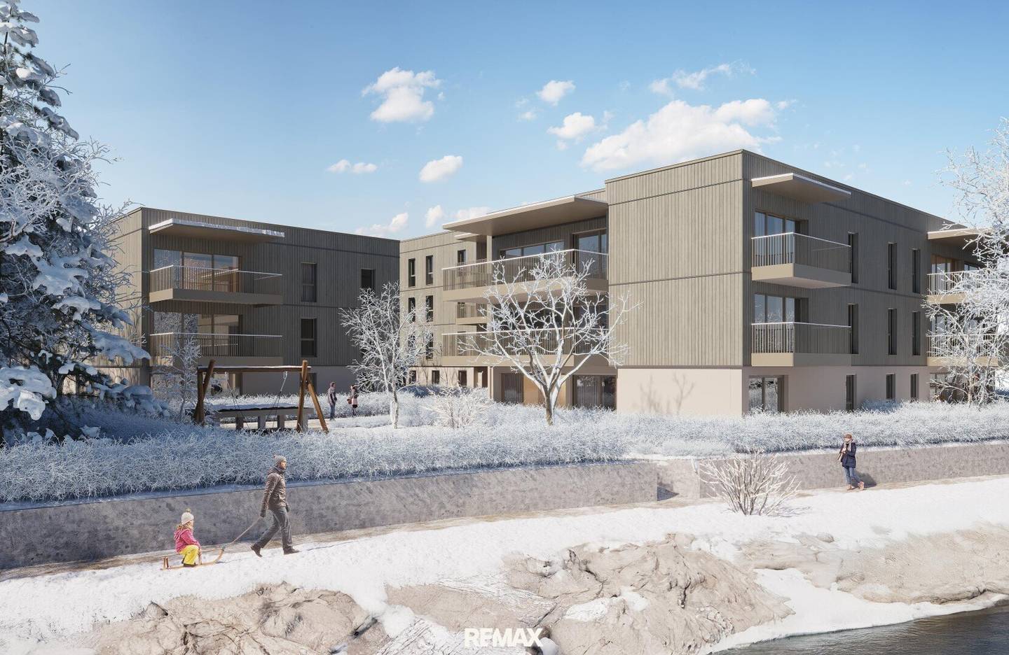 Wohnung im Neubau in Schladming Zentrum mit Terrasse und Garten