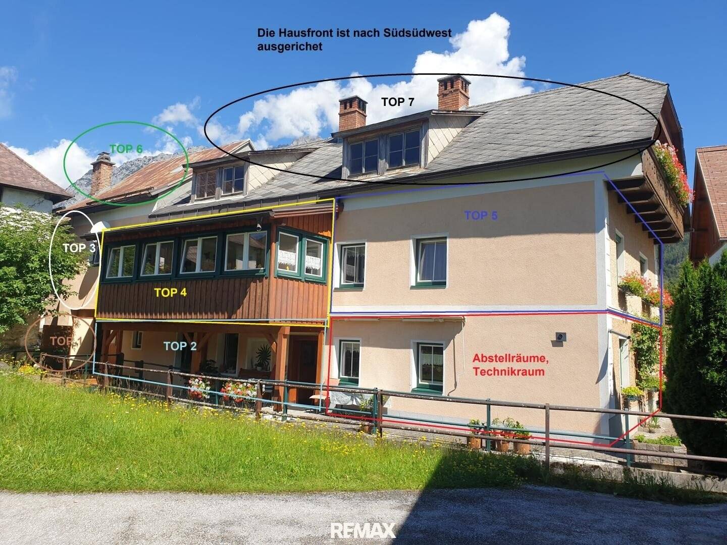 Wohnung Neubauprojekt Südbalkon Blick nach Süden
