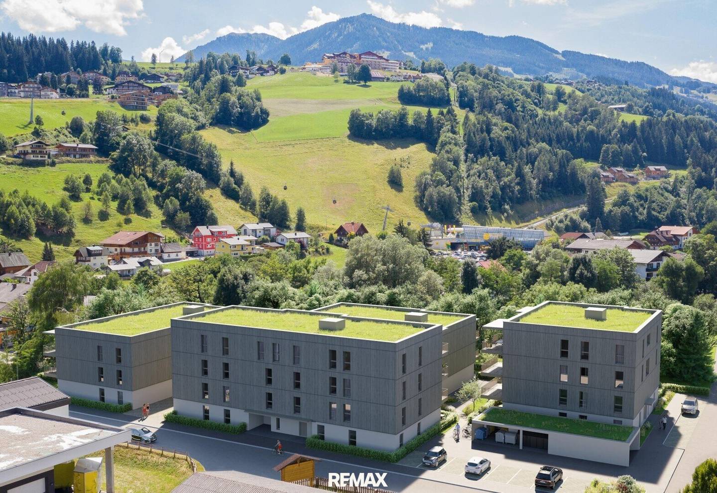Neubauwohnung mit zwei Balkonen nahe Zentrum