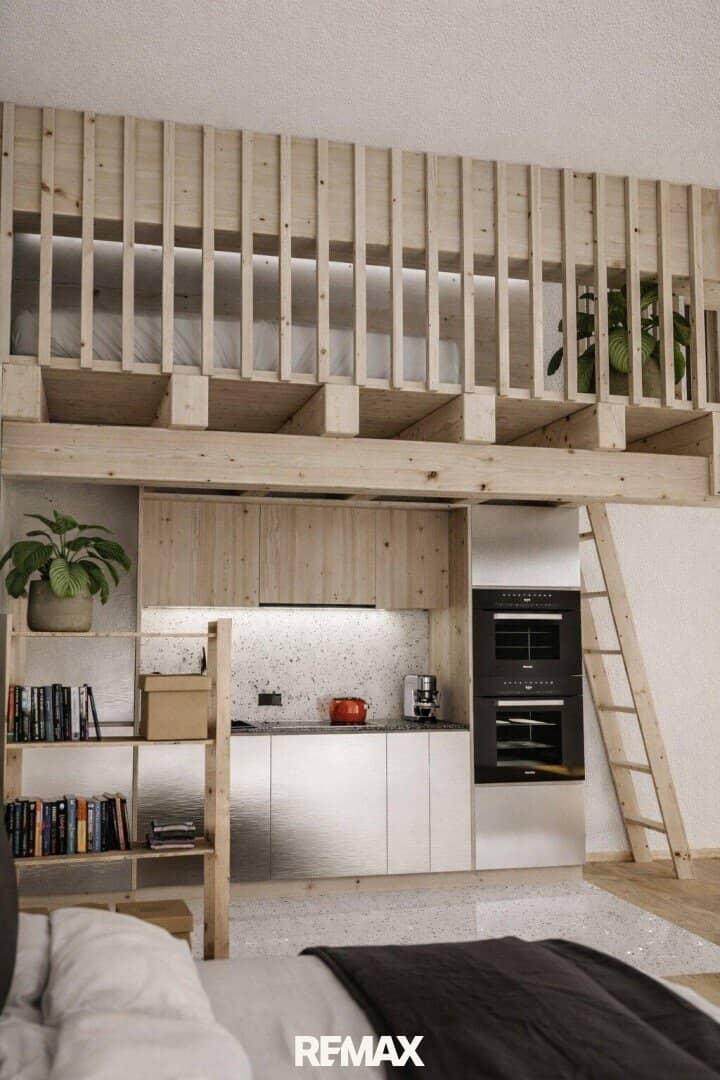 Penthouse in Haus im Ennstal mit zwei Balkonen