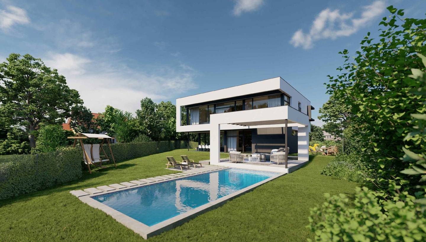 BAUBEWILLIGTES Grundstück in Traumlage Nähe Wien! I Einreichpläne bereits vorhanden I Villa mit 5 Zimmern möglich I Pool und Sauna I Garage
