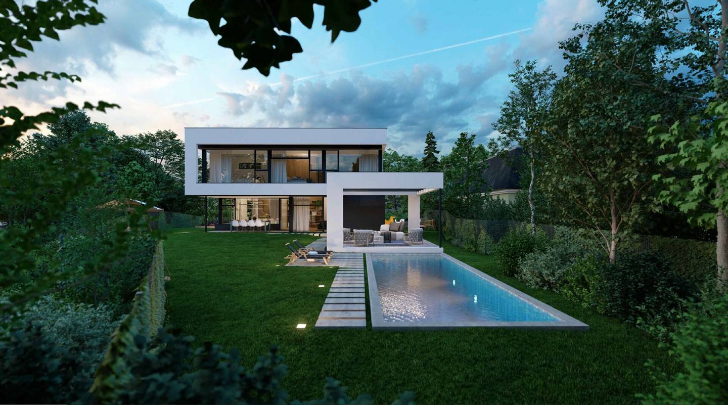 BAUBEWILLIGTES Grundstück in Traumlage Nähe Wien! I Einreichpläne bereits vorhanden I Villa mit 5 Zimmern möglich I Pool und Sauna I Garage