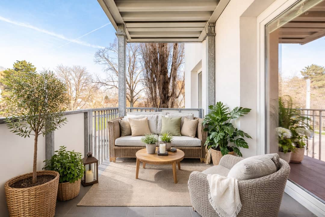 Möblierungsvorschlag Balkon
