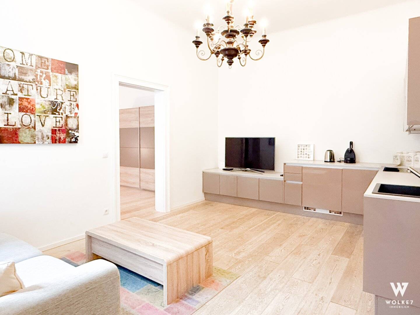 Ruhige Wohnung im Hochparterre nahe Museumsquartier