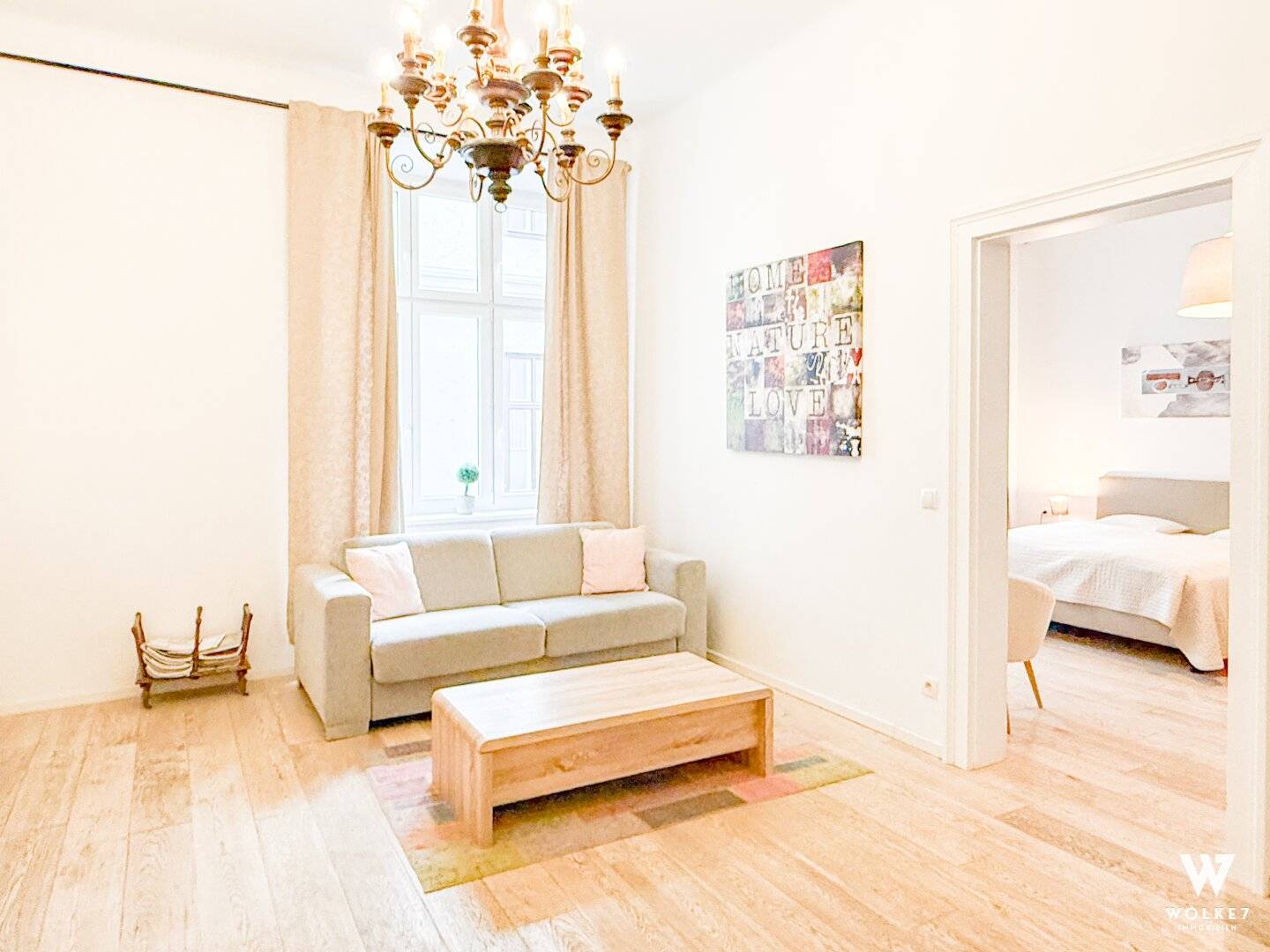 Ruhige Wohnung im Hochparterre nahe Museumsquartier