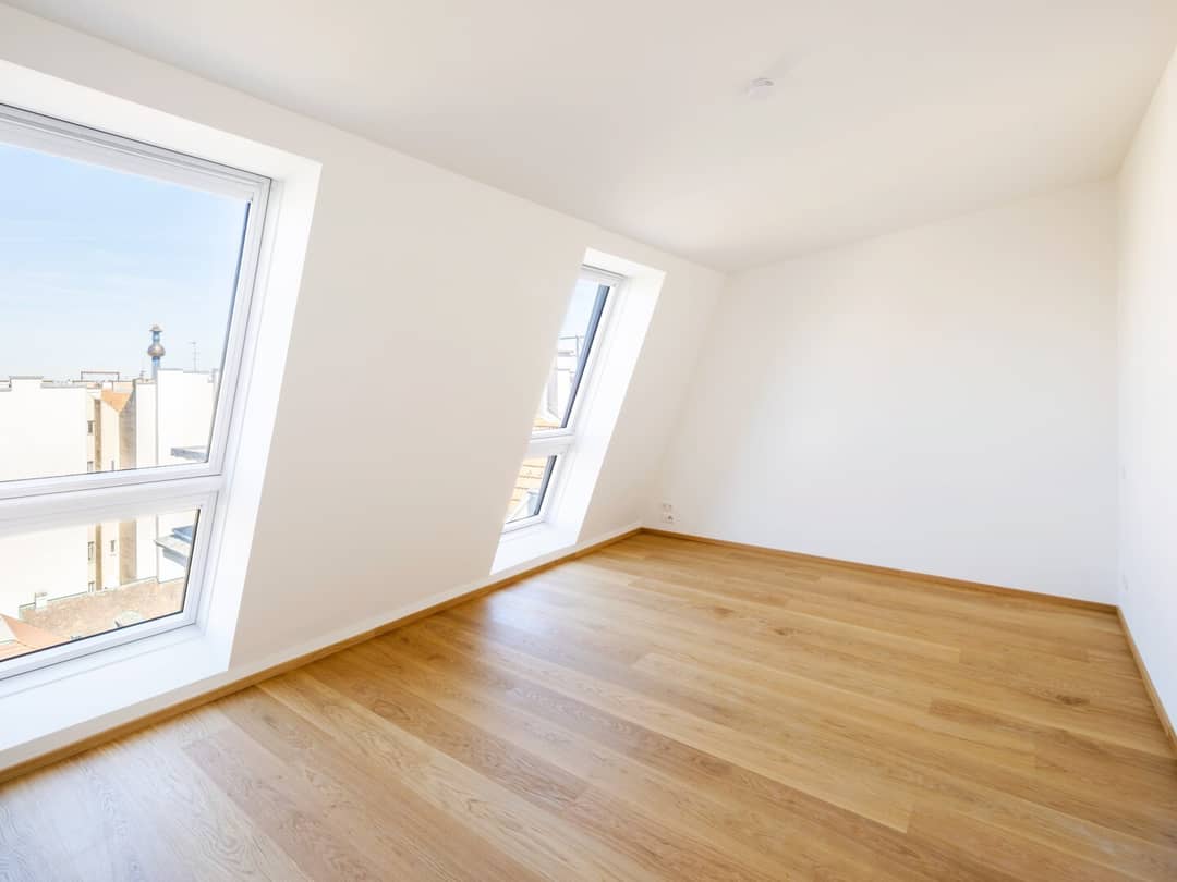 Wohnung Erstbezug Terrasse Blick über Dächer