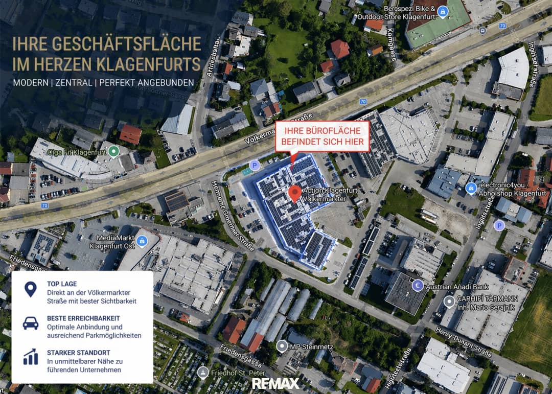 Office with Storage in Klagenfurt