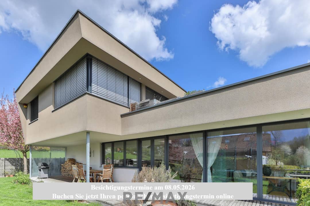 Architect house with Alpine view in Scharnstein