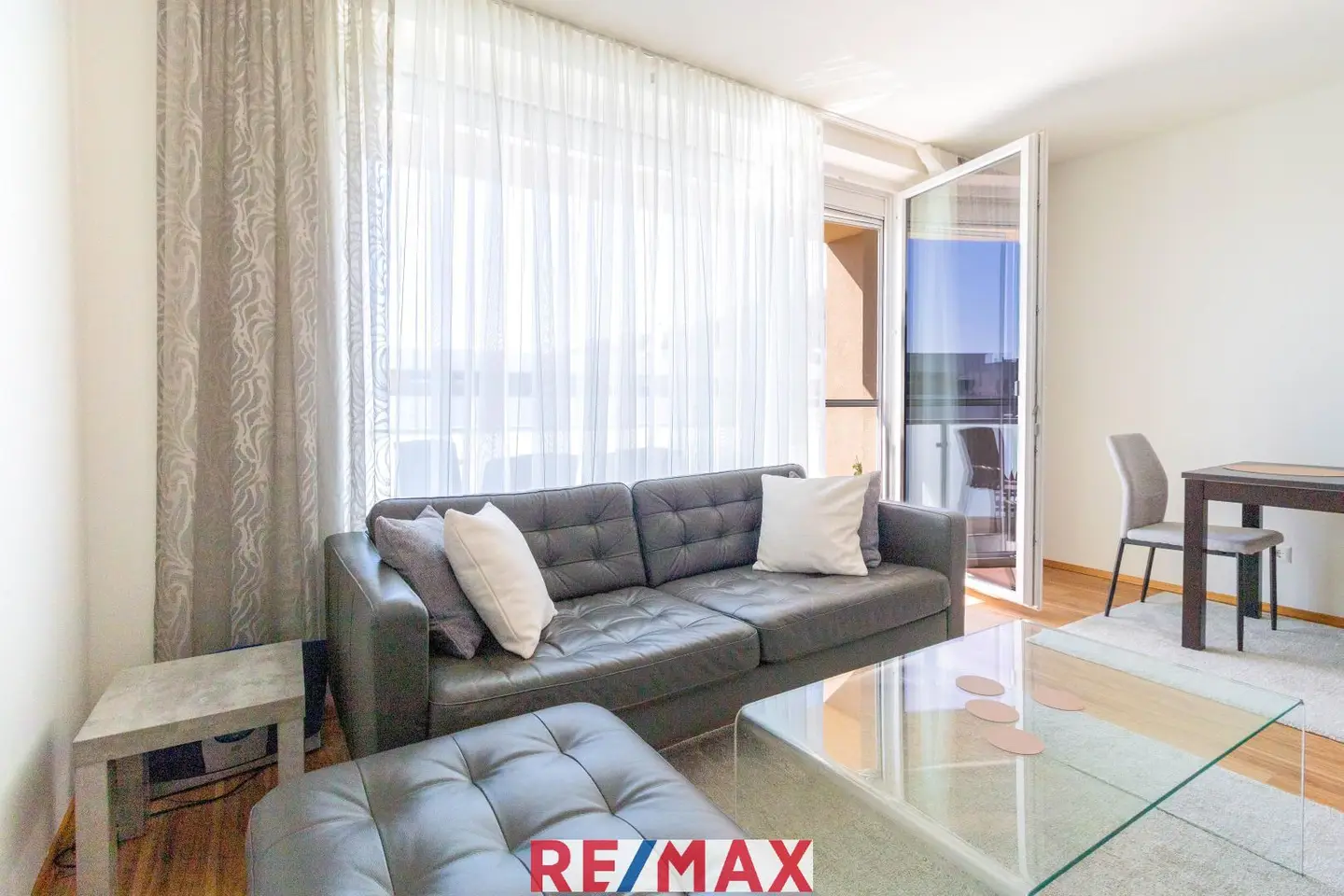 Modern apartment with generous balcony