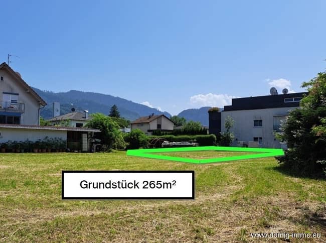 Building plot 265m² Altach center