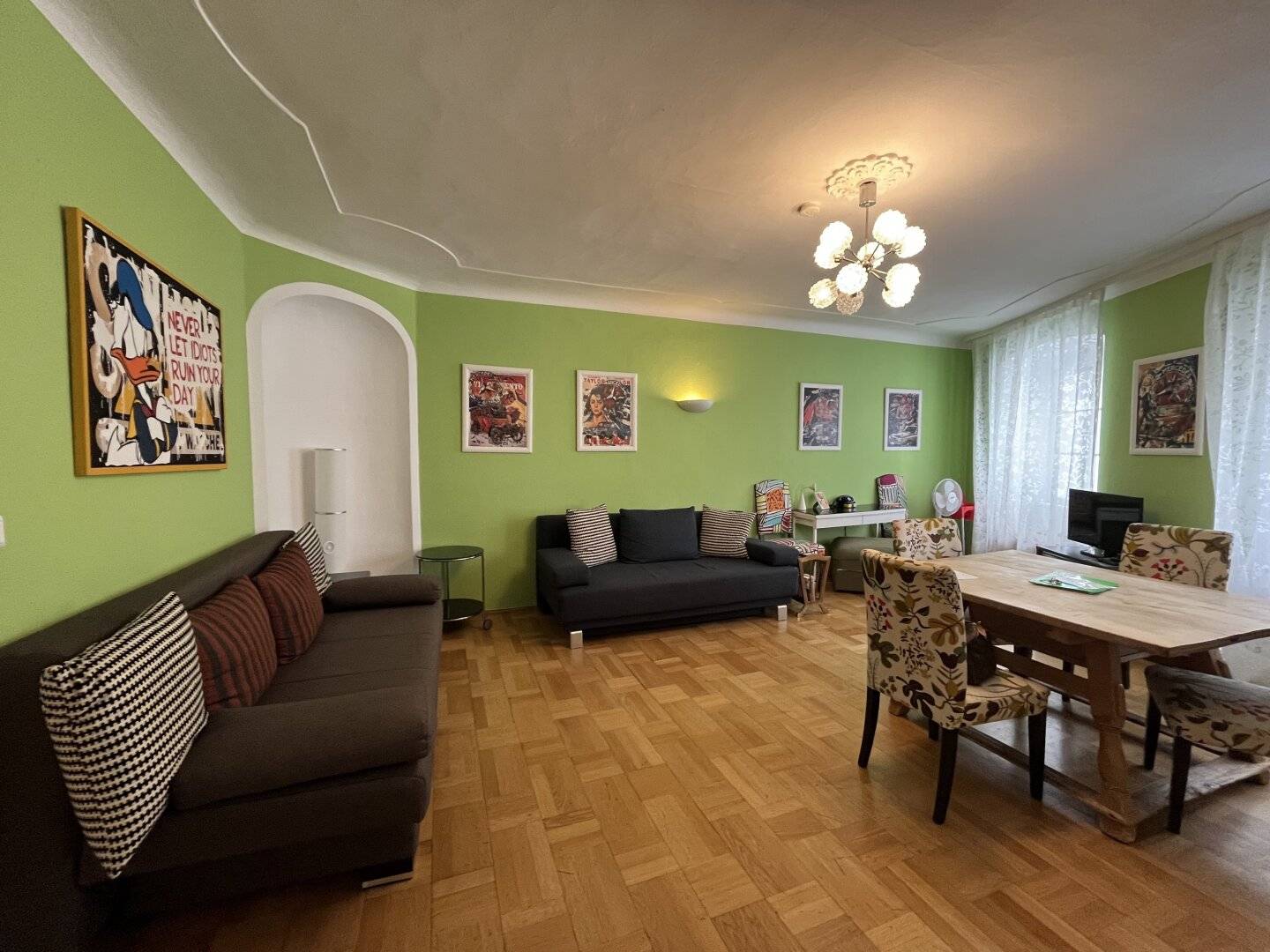 Wohnung furnished Altbau Franziskaner Platz