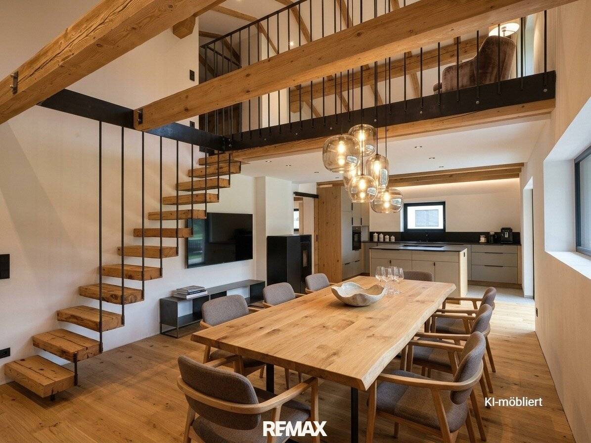 Apartment with gallery loft and sunny southwest balcony