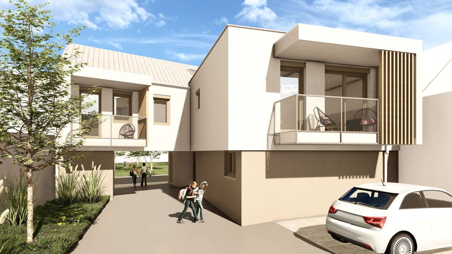 Erstbezug Wohnung mit Garten und Balkon