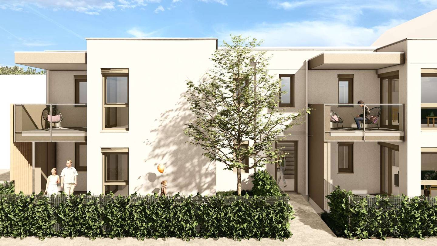 Erstbezug Wohnung mit Balkon und Stellplatz