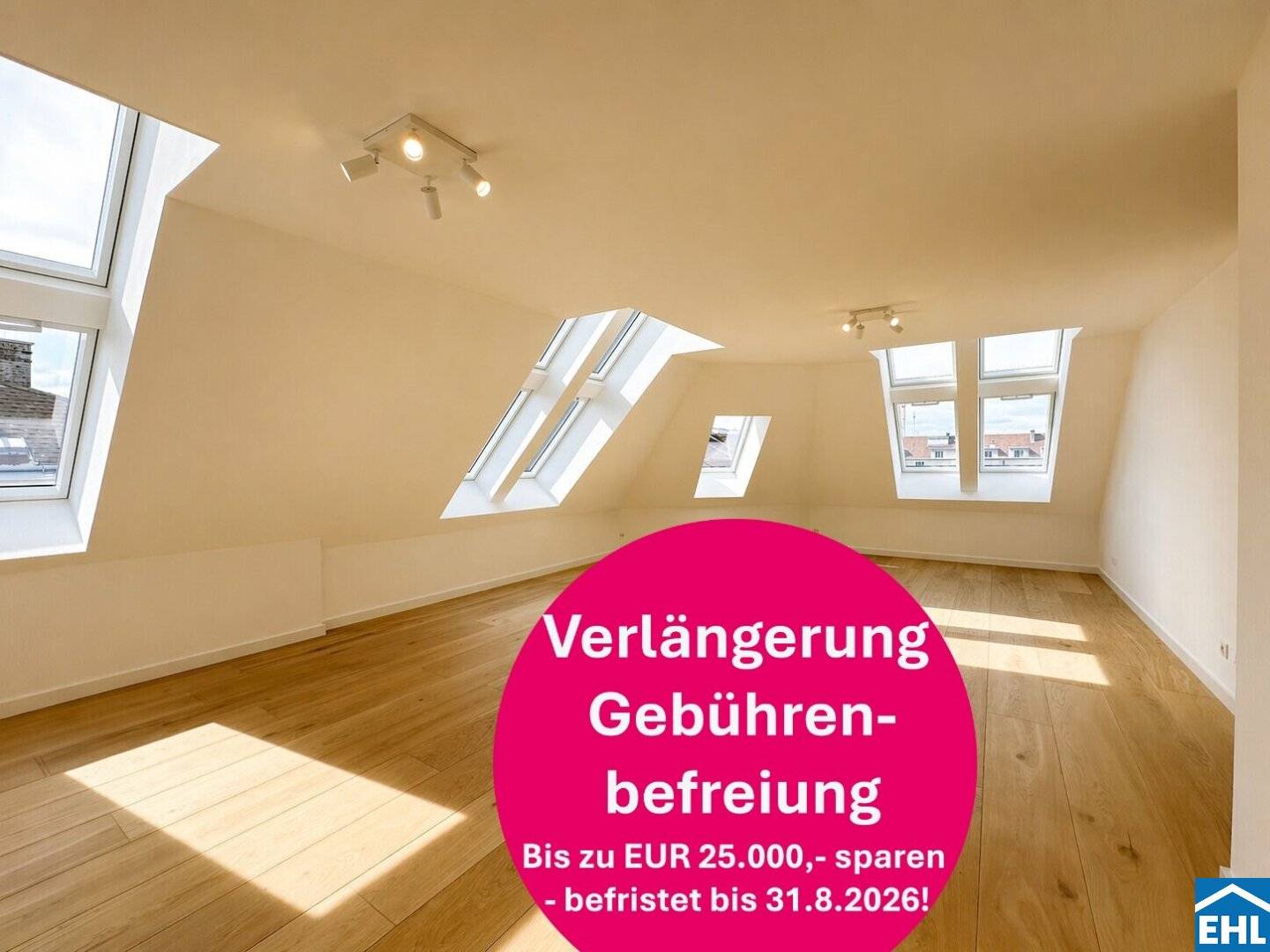 Spacious maisonette apartment with terrace on the top floor