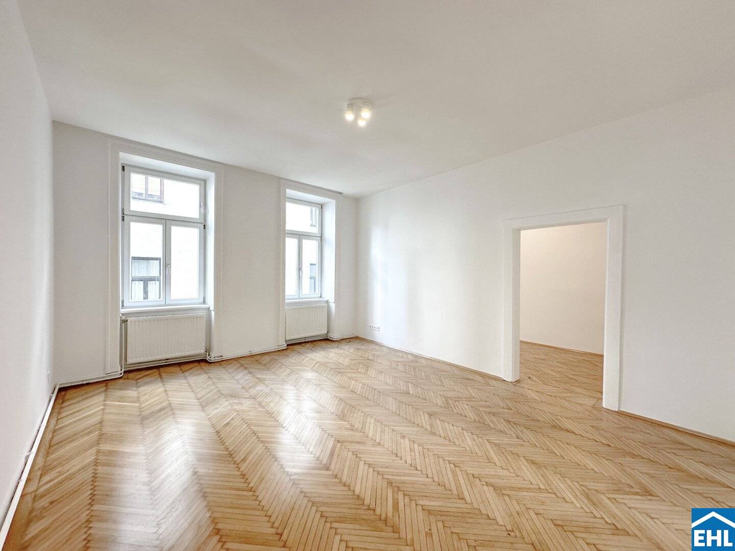 Old building apartment near Prater with Donaukanal view