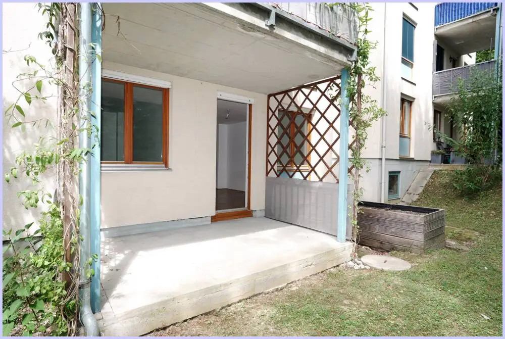 Accessible ground floor apartment terrace garden