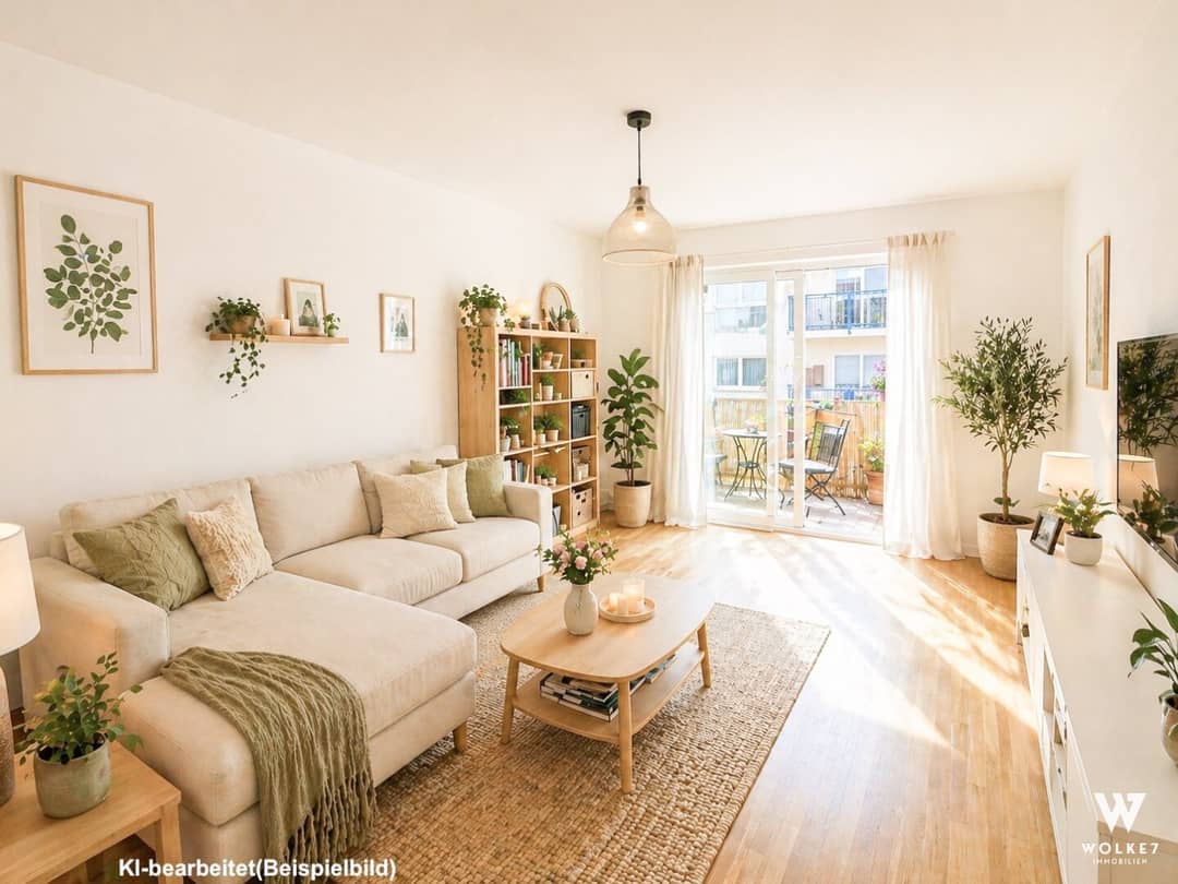Wohnung nahe Siebenbrunnenplatz helle Loggia