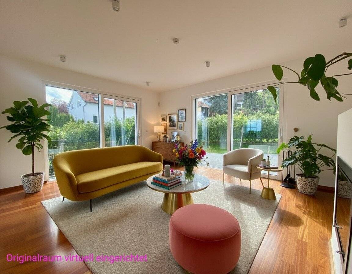 Light-filled detached house on Heuberg with garden and distant view