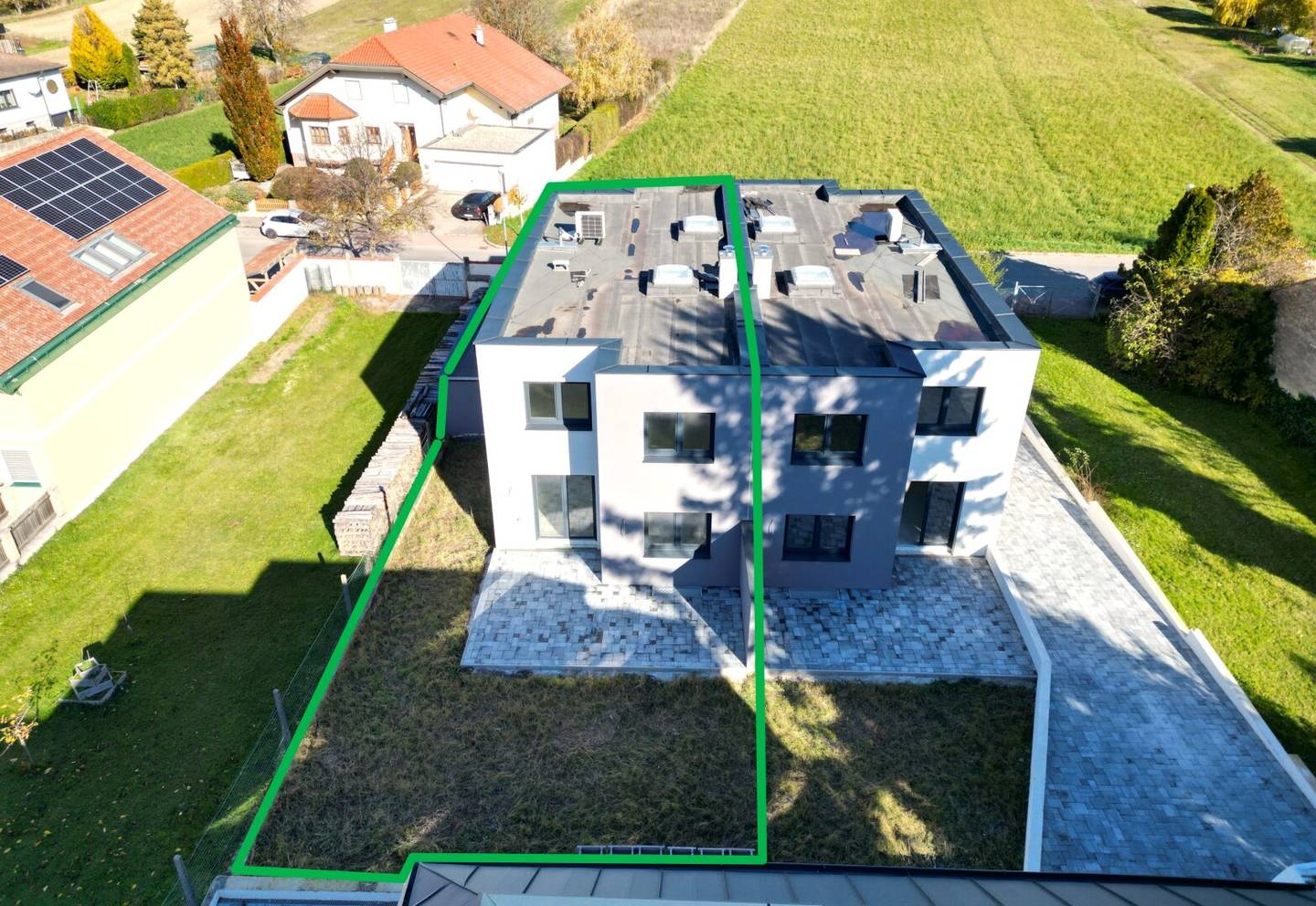 Neubau Doppelhaushälfte Auersthal 152m²