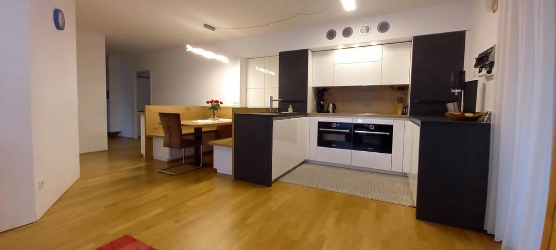 Ground floor apartment with garden and terraces