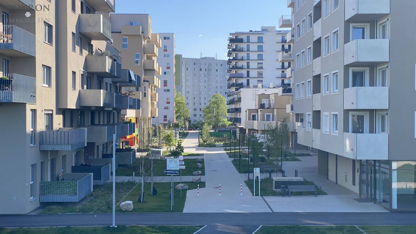 New build apartment with balcony and two rooms