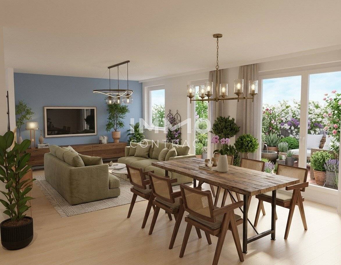 Ground floor apartment with garden and terrace