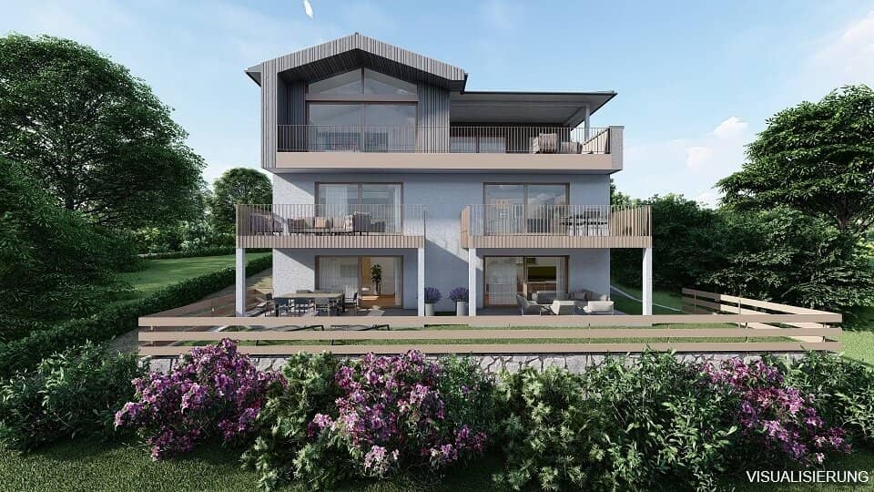 Maisonettewohnung with lake view and terrace