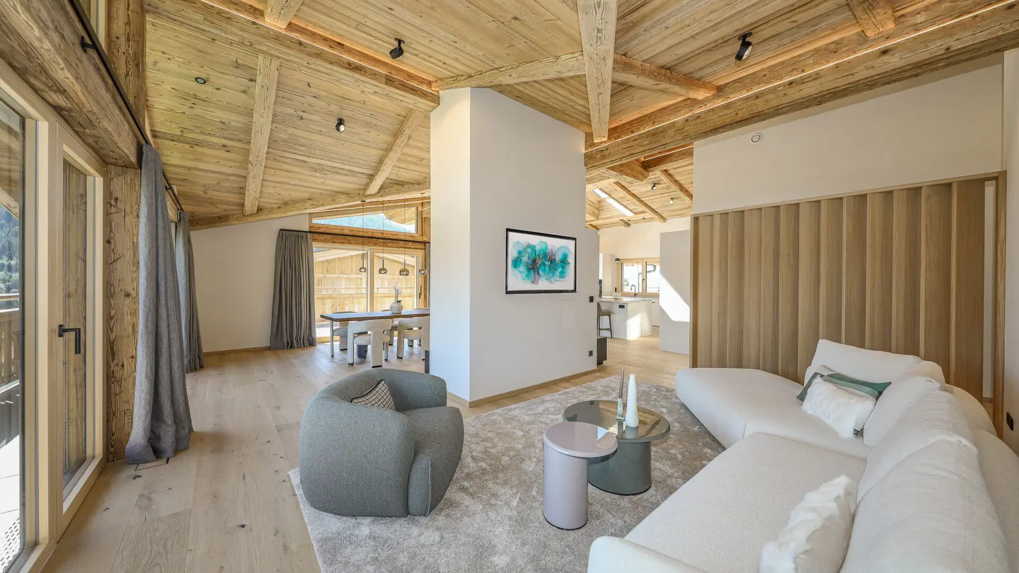 Penthouse with panoramic terrace and sauna