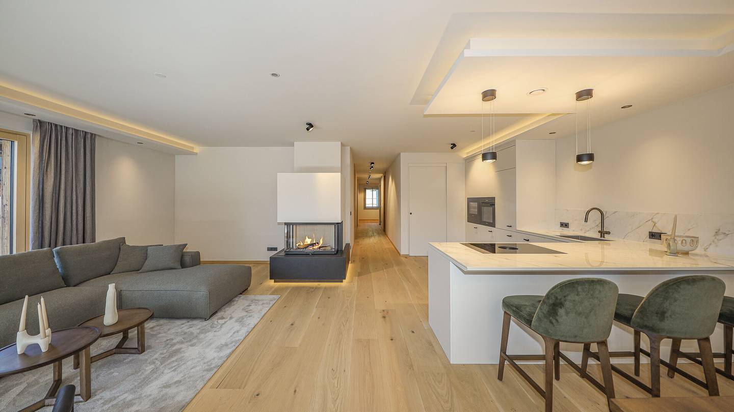 Wohnung mit Ski in Ski out Panoramablick