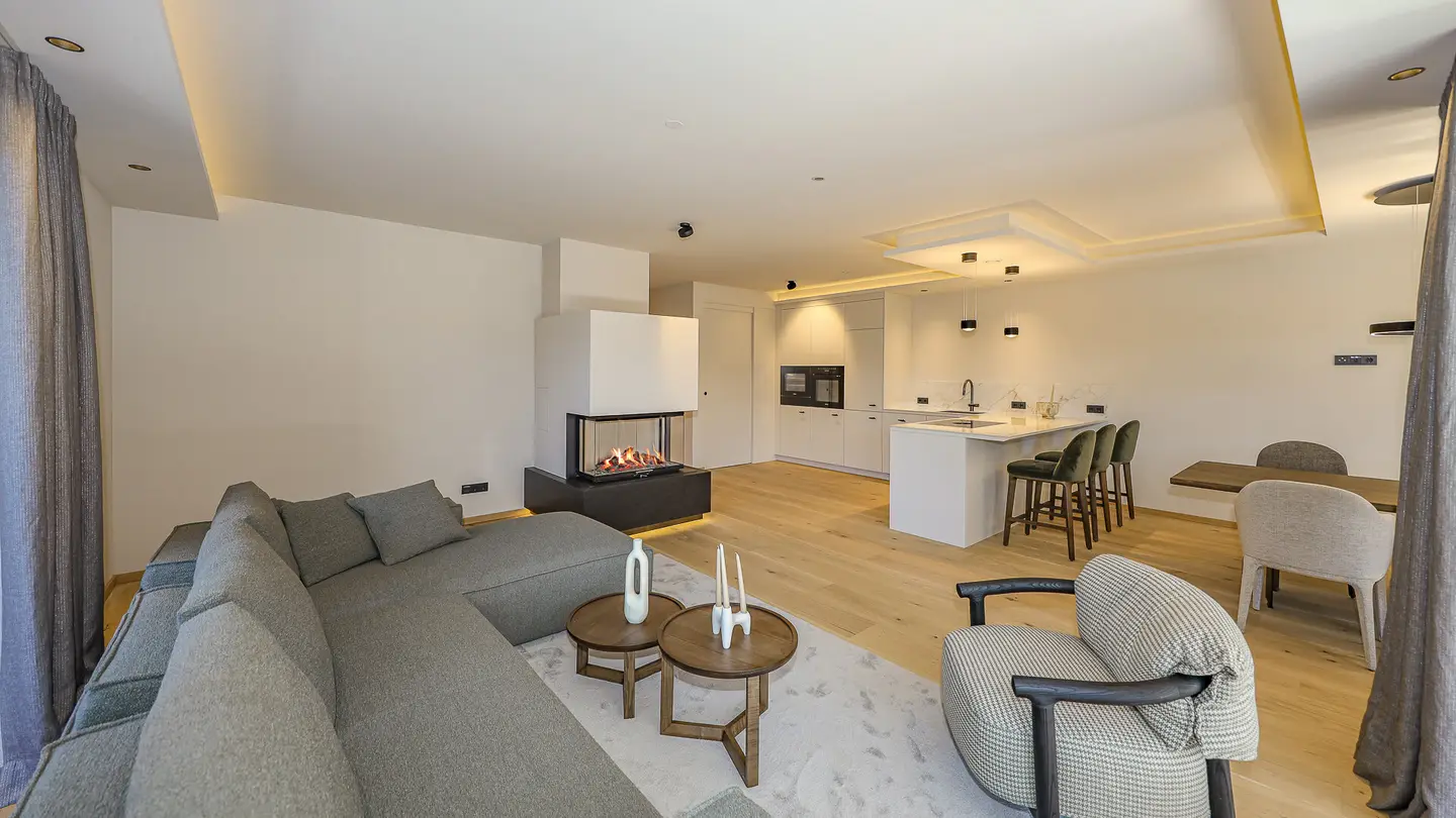 Wohnung mit Ski in Ski out Panoramablick