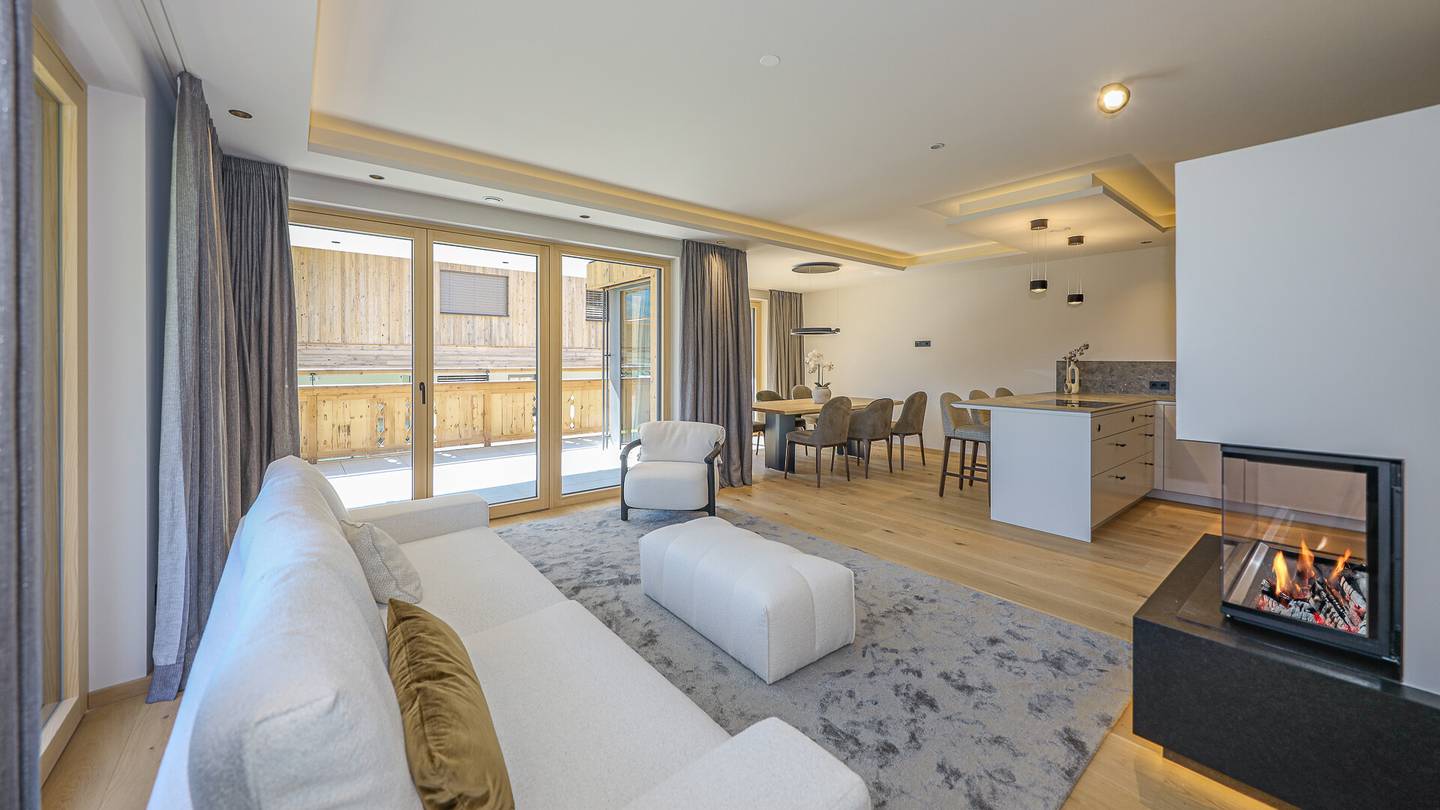 Neubauwohnung Panoramablick auf zwei Skigebiete