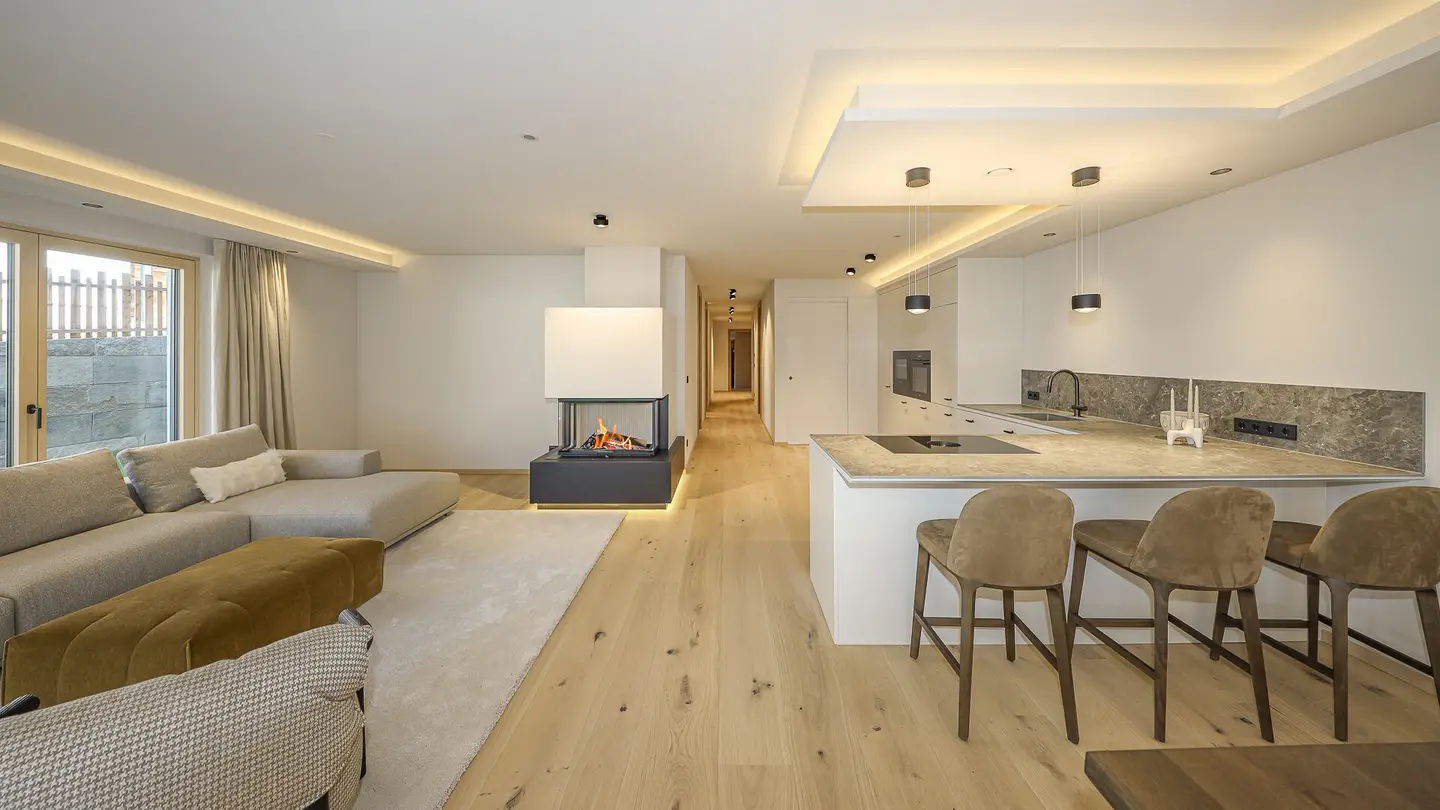 Ground floor apartment with private wellness area