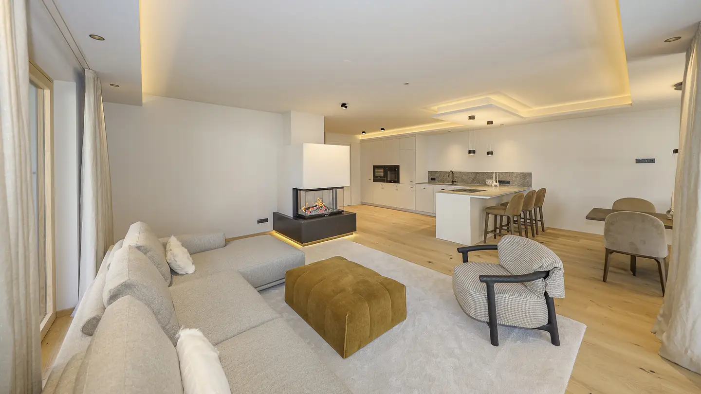 Ground floor apartment with private wellness area
