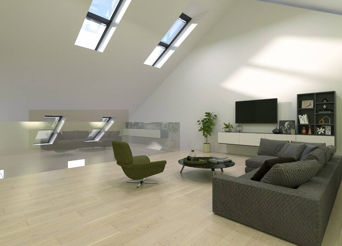 Dachgeschosswohnung barrierefrei Aufzug