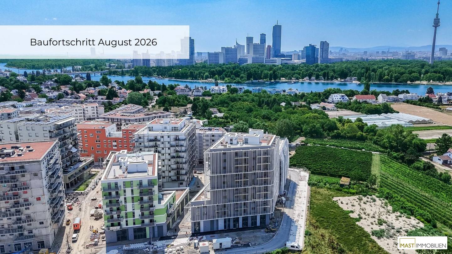 Commission free apartment balcony near Old Danube