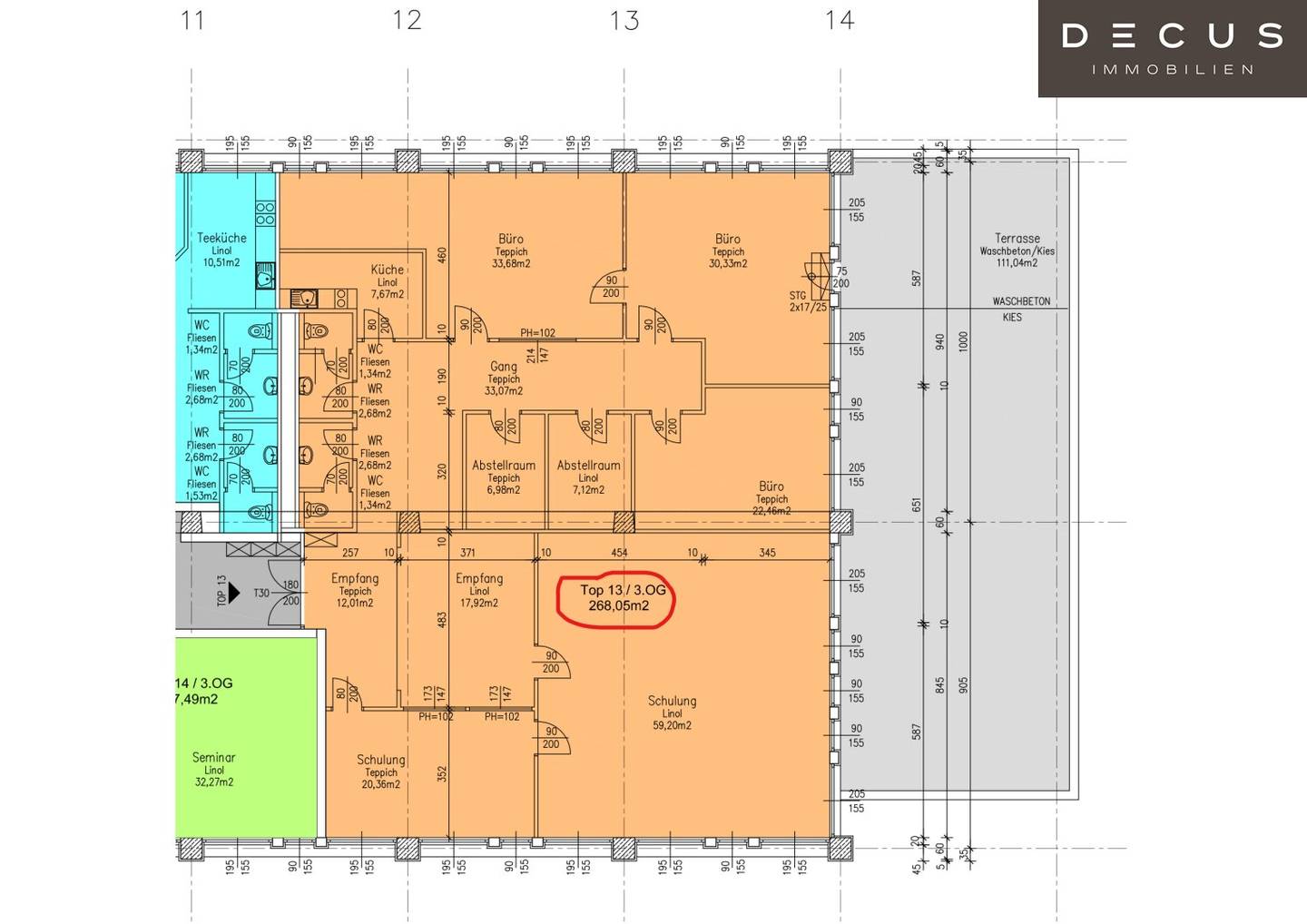Offices at a modern location in a dynamic environment B17-1 and B17-2