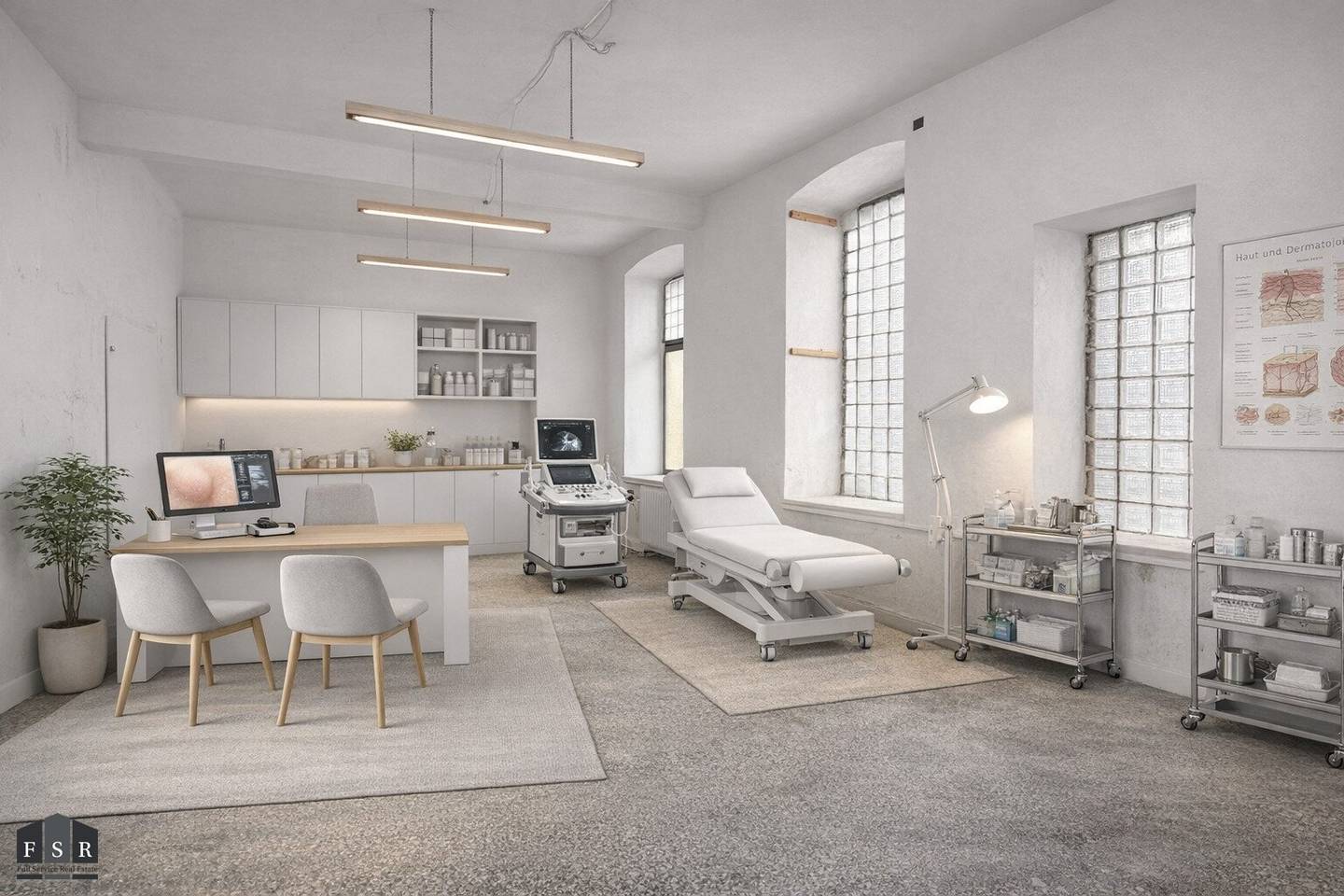 Steinwurf zum Augarten - Sanierungsbedürftige ECK- Büro/Praxis/Verkaufsfläche/Atelier -  Prachtvolles Stilaltbauhaus