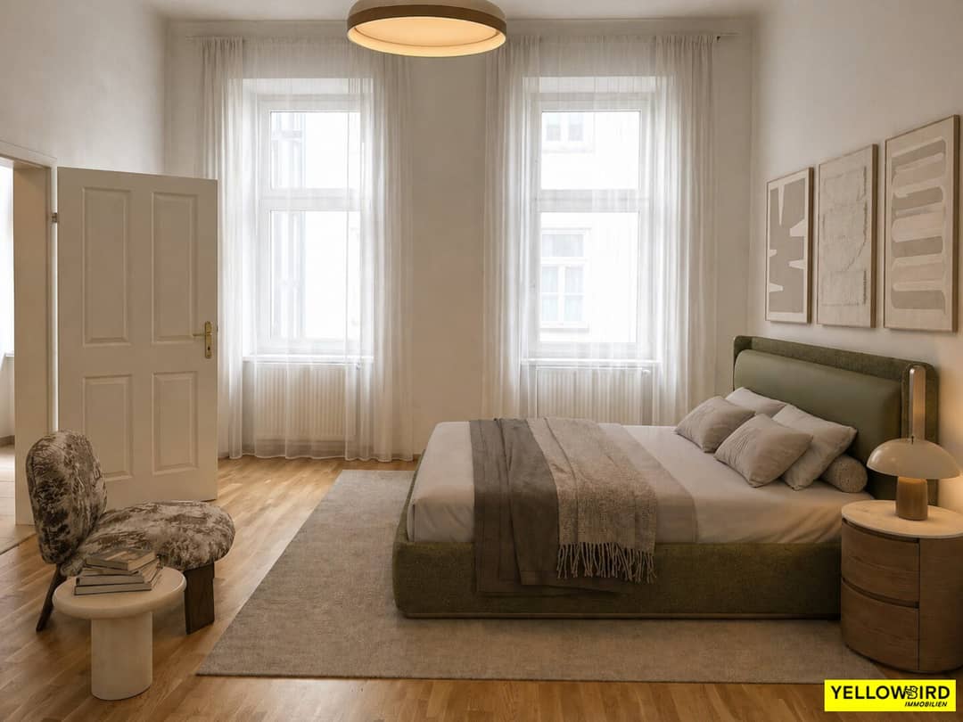Altbauwohnung nahe Belvedere in ruhiger Innenhoflage